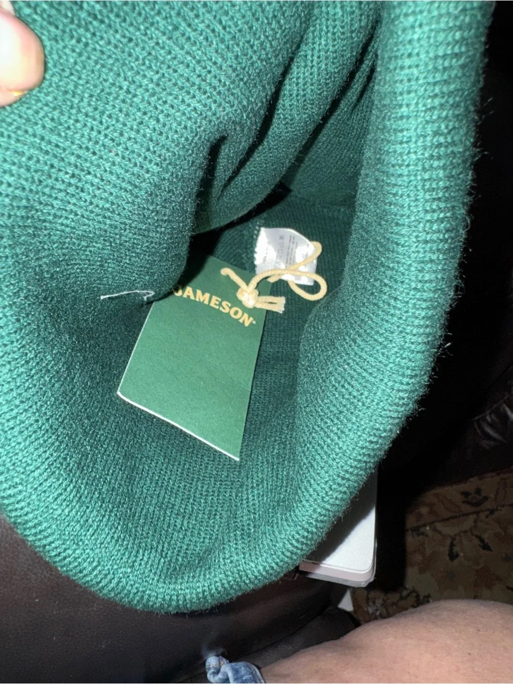 Jameson Green Knit Beanie and Scarf